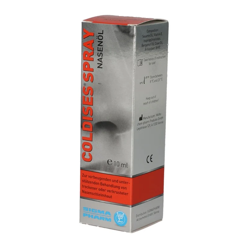 COLDISES Nasenöl-Spray zur Pflege der Nasenschleimhaut, 10 ml Lösung