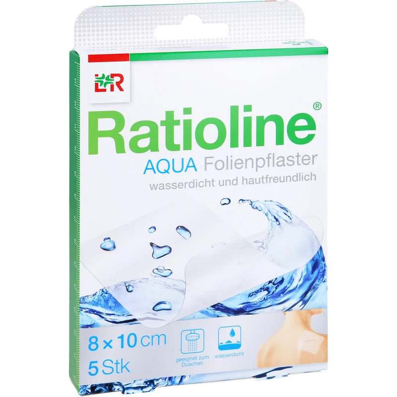 Ratioline aqua Duschpflaster 5x7cm, 5 St. Pflaster