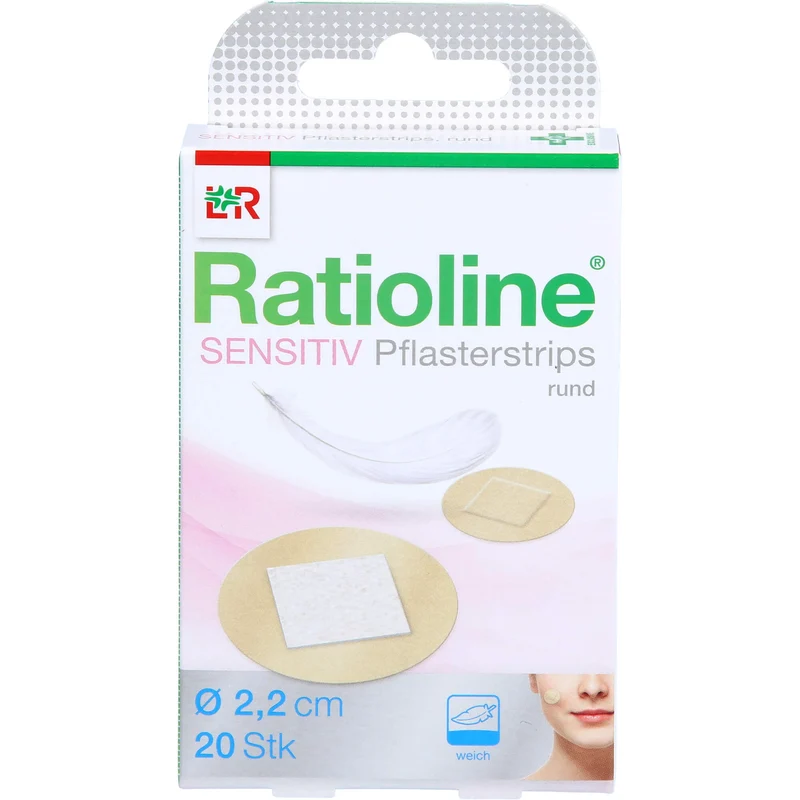 Ratioline Pflasterstrips sensitive, 20 St. Pflaster