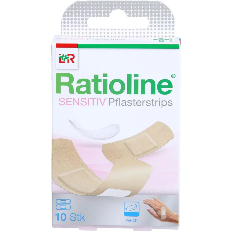 Ratioline sensitive Pflasterstrips 2 Größen, 10 St. Pflaster