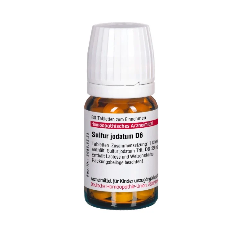 Sulfur jodatum D6 DHU Tabletten, 80 St. Tabletten