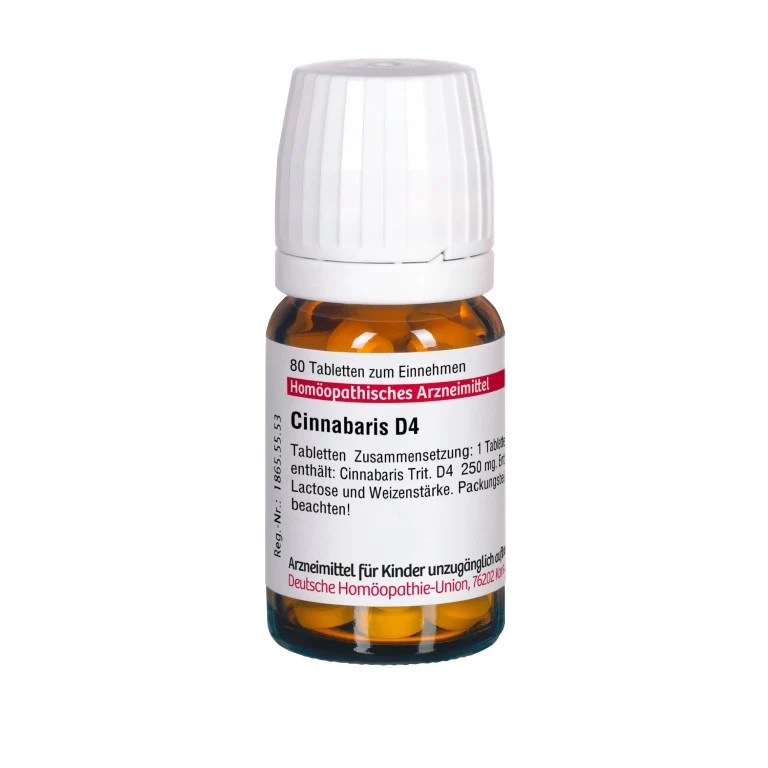 Cinnabaris D4 DHU Tabletten, 80 St. Tabletten