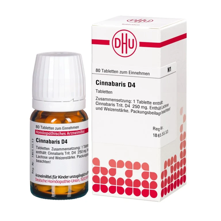 Cinnabaris D4 DHU Tabletten, 80 St. Tabletten