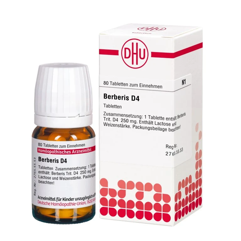 Berberis D4 DHU Tabletten, 80 St. Tabletten