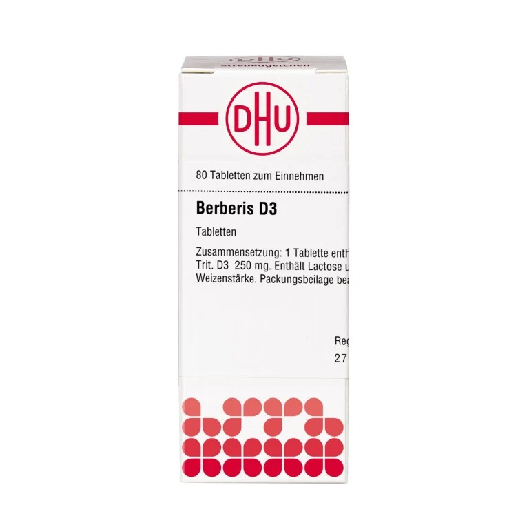 Berberis D3 DHU Tabletten, 80 St. Tabletten