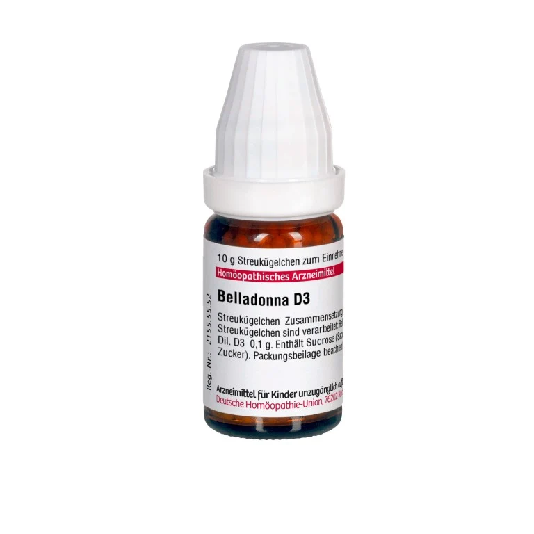 Belladonna D3 DHU Globuli, 10 g Globuli