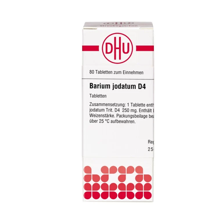 Barium jodatum D4 DHU Tabletten, 80 St. Tabletten