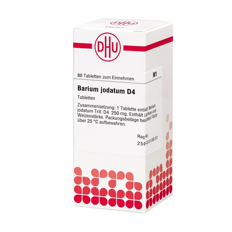 Barium jodatum D4 DHU Tabletten, 80 St. Tabletten
