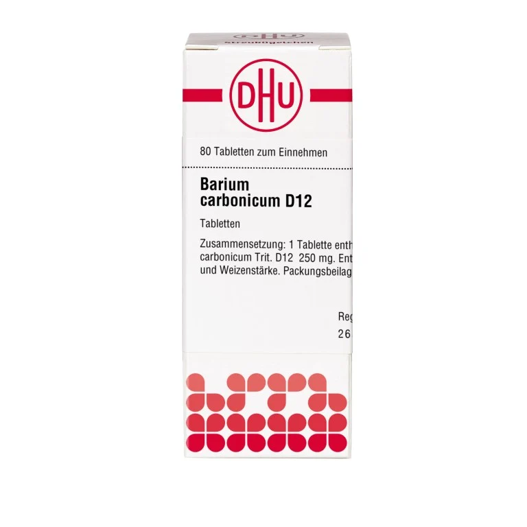 Barium carbonicum D12 DHU Tabletten, 80 St. Tabletten