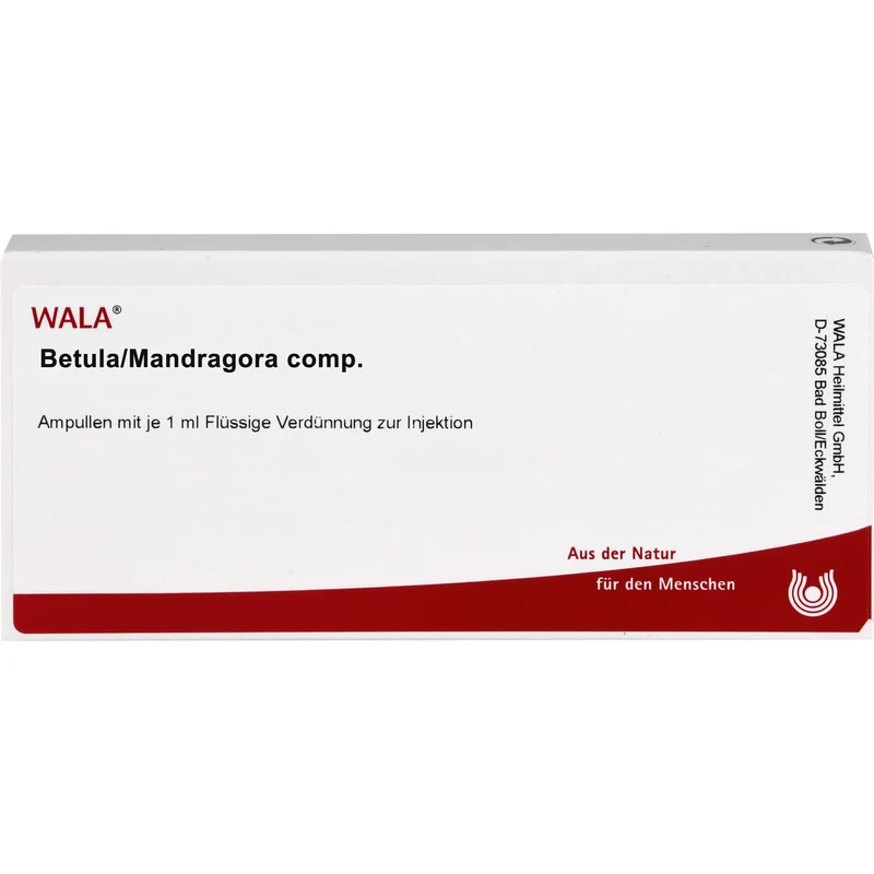Betula/Mandragora comp. Wala Ampullen, 10X1 ml AMP