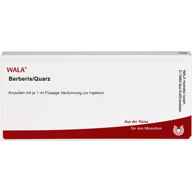 Berberis/Quarz Wala Ampullen, 10 St. Ampullen