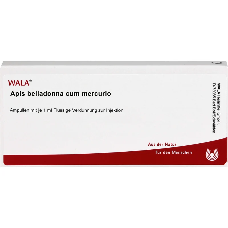 WALA Apis/Belladonna cum Mercurio flüssige Verdünnung, 10 St. Ampullen