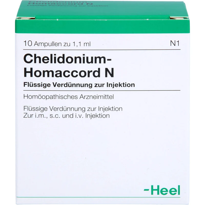 Heel Chelidonium Homaccord N flüssige Verdünnung, 10 St. Ampullen
