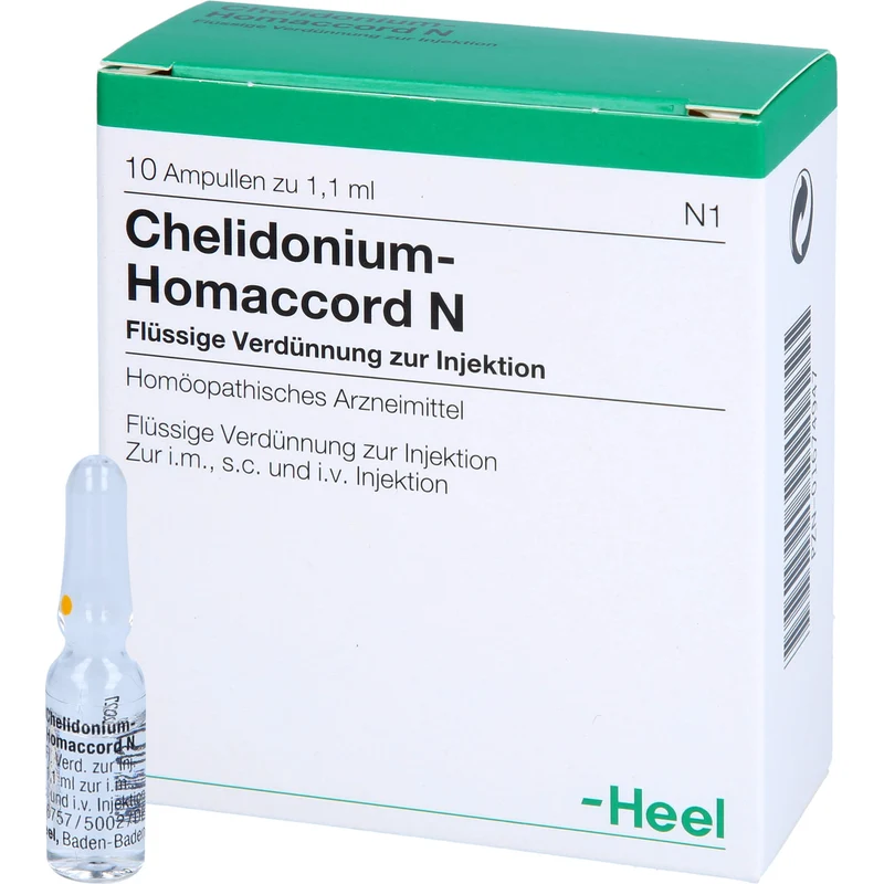 Heel Chelidonium Homaccord N flüssige Verdünnung, 10 St. Ampullen