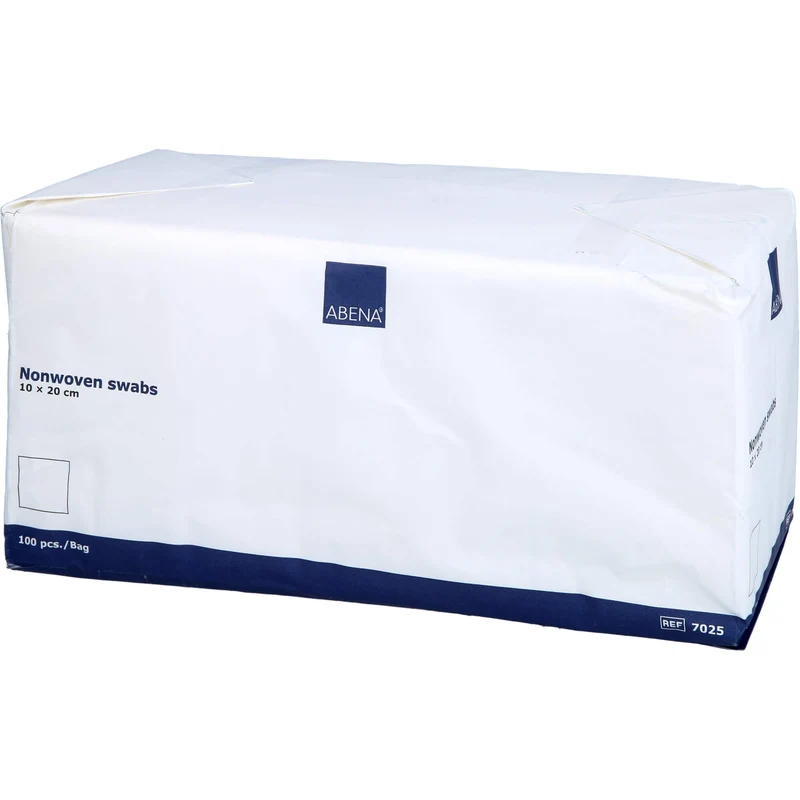 ABENA Vlieskompressen 4-lagig unsteril 10 x 20 cm, 100 St. Kompressen