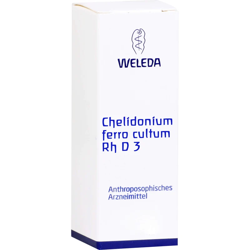 Chelidonium Ferro cultum Rh D3 Weleda Dil., 20 ml DIL