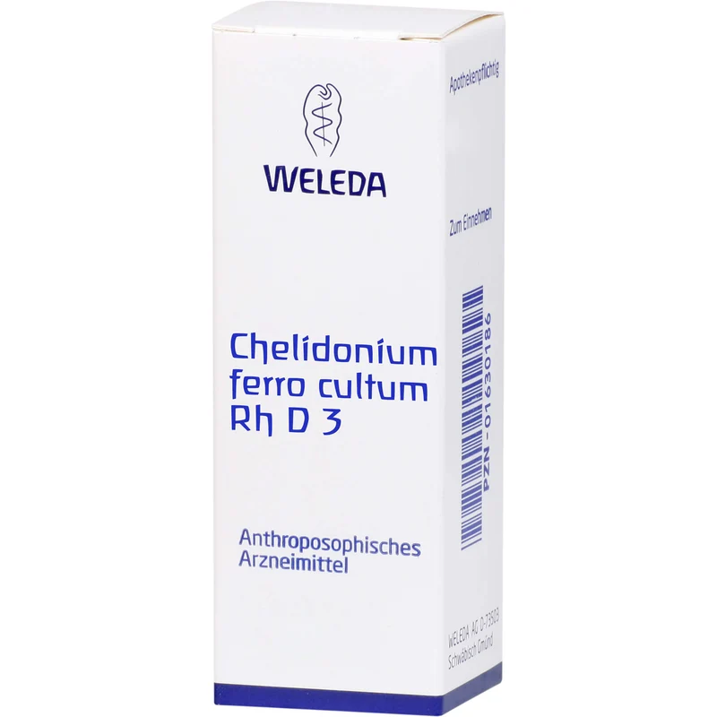 Chelidonium Ferro cultum Rh D3 Weleda Dil., 20 ml DIL