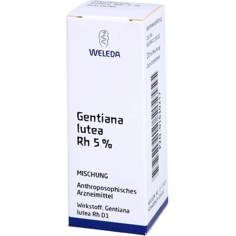WELEDA Gentiana lutea RH Presssaft 5%, 20 ml Lösung