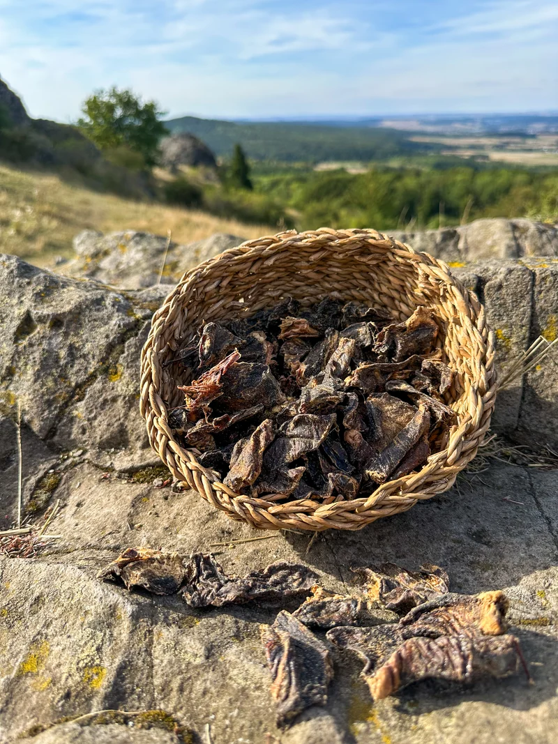 Rinderherz getrocknet