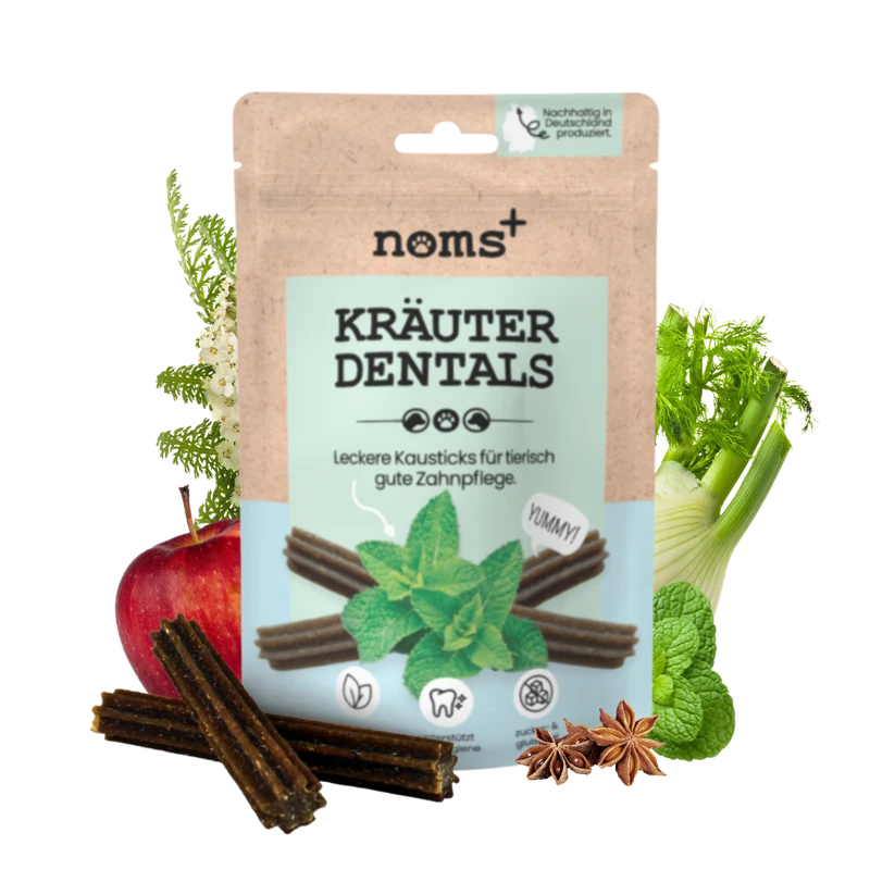 Kräuter Dentals für Hunde zur Zahn- und Darmpflege (150g)