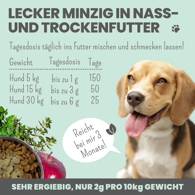 Dentalmix für Hunde zur Zahnpflege und für frischen Atem
