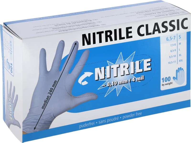 Einmalhandschuh Nitril Classic 100 Stück
