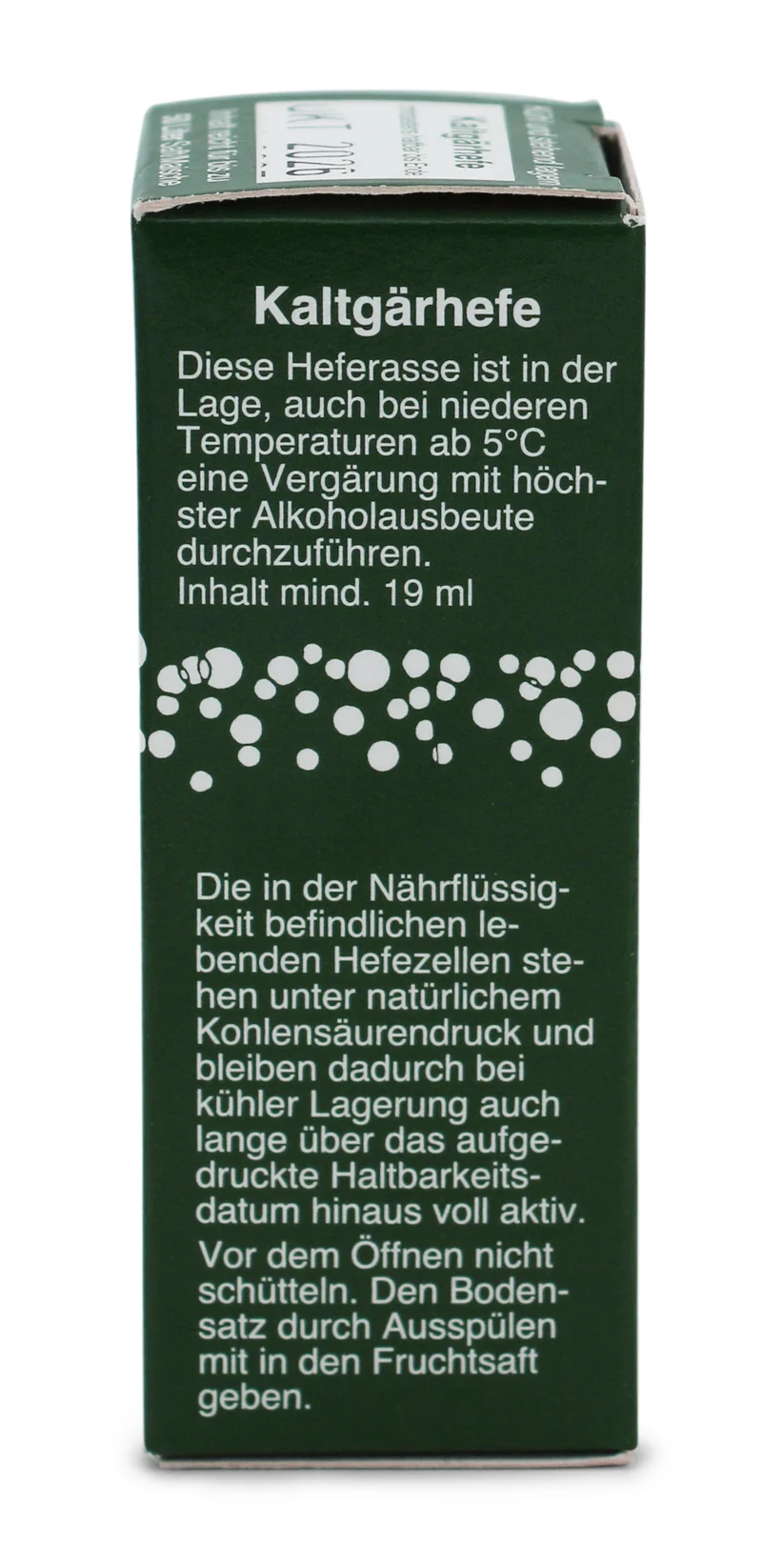 Reinzuchthefe (Kaltgärhefe) flüssig -ausreichend für 50 Liter- 19ml