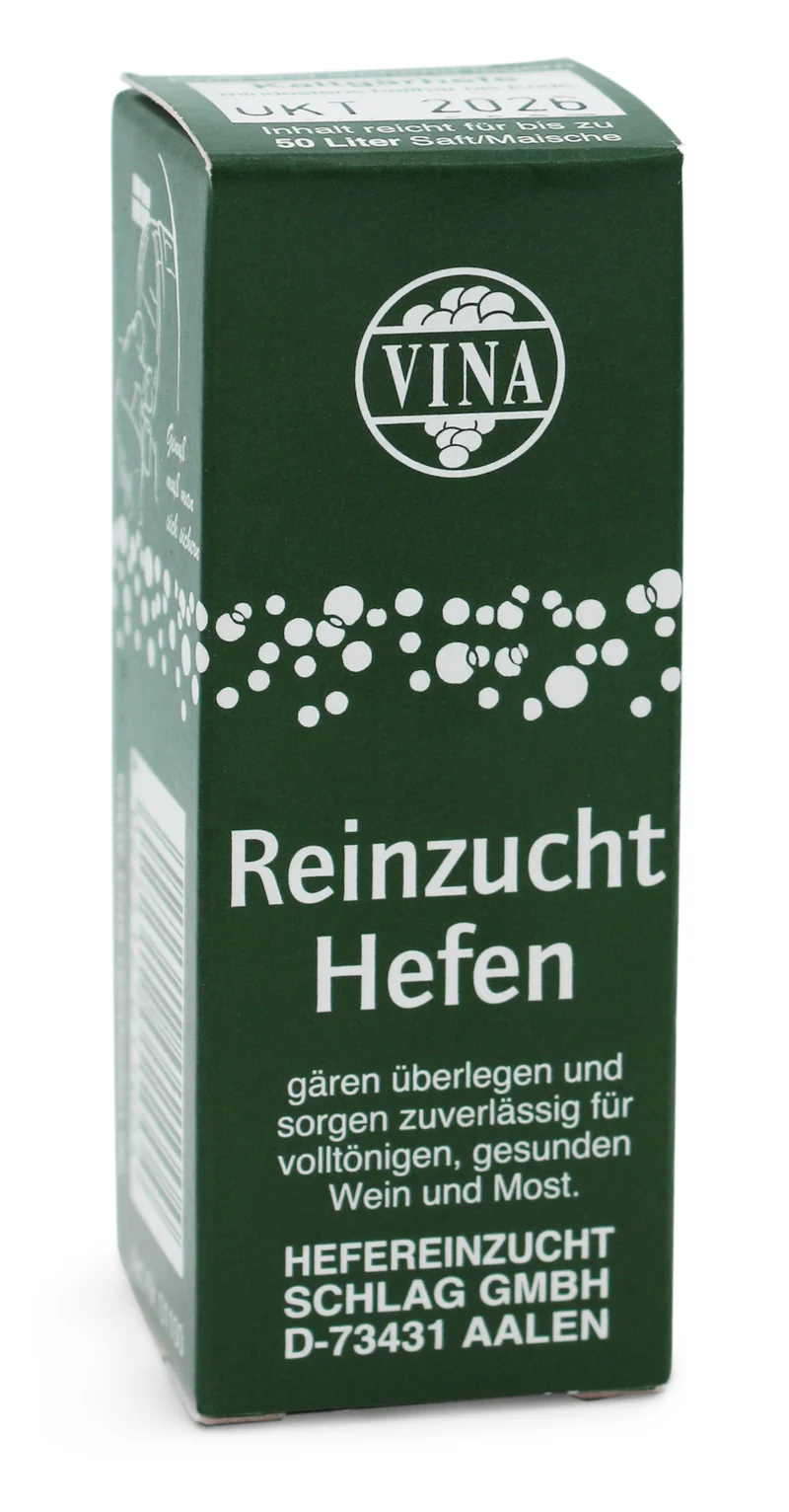 Reinzuchthefe (Kaltgärhefe) flüssig -ausreichend für 50 Liter- 19ml