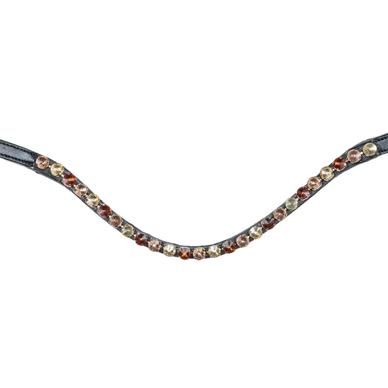 Briglia Goldheart Waldhausen X-Line Anatomica Con Ottone Cavallo