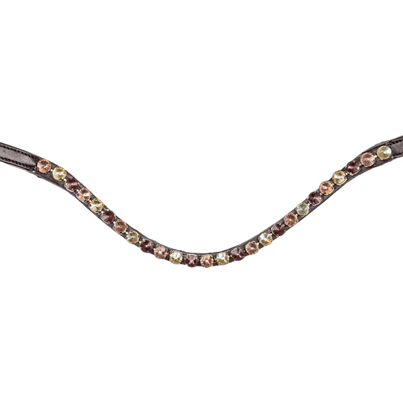 Briglia Goldheart Waldhausen X-Line Anatomica Con Ottone Cavallo
