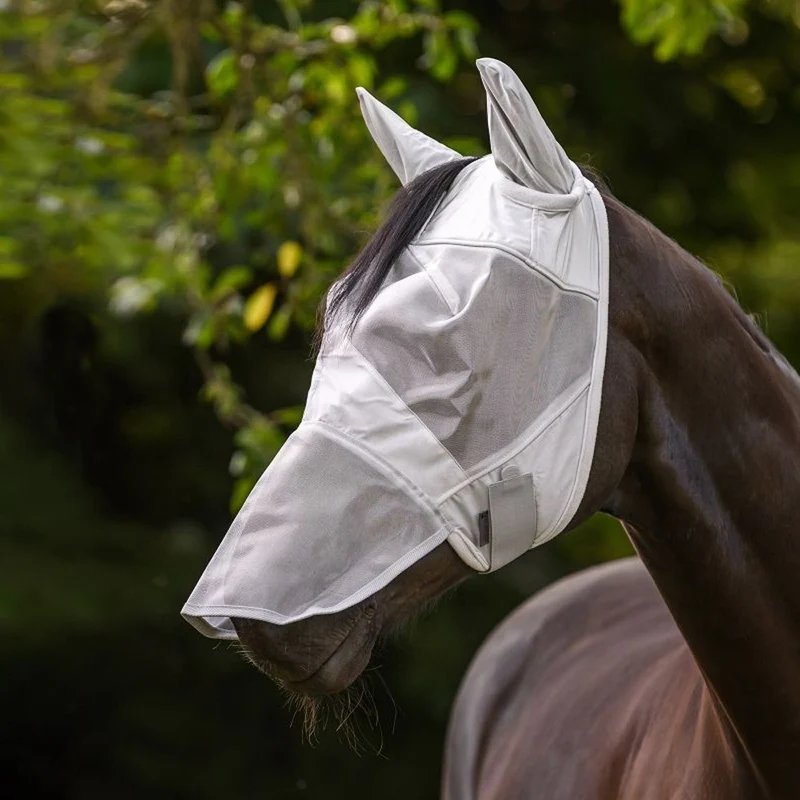 Maschera antimosche PREMIUM con protezione per le orecchie e per il naso
