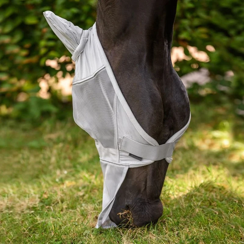 Maschera antimosche PREMIUM con protezione per le orecchie e per il naso