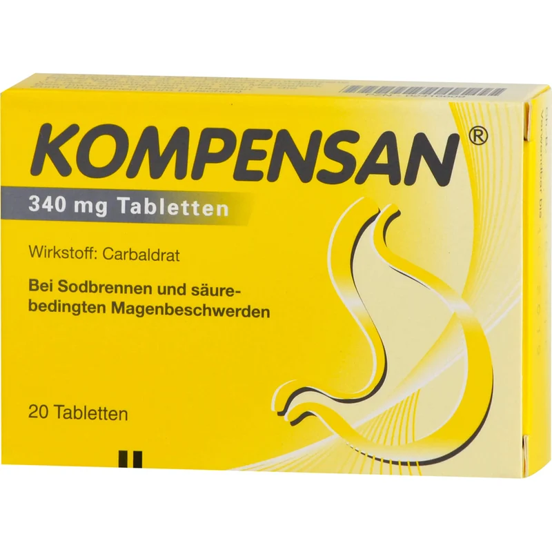 Kompensan, 340 mg Tabletten, 20 St. Tabletten