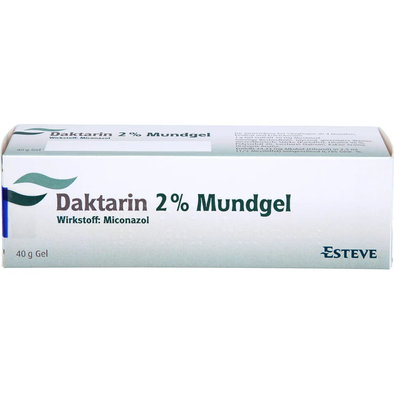 EMRAmed Daktarin 2% Mundgel bei Pilzerkrankungen der Schleimhaut, 40 g Gel