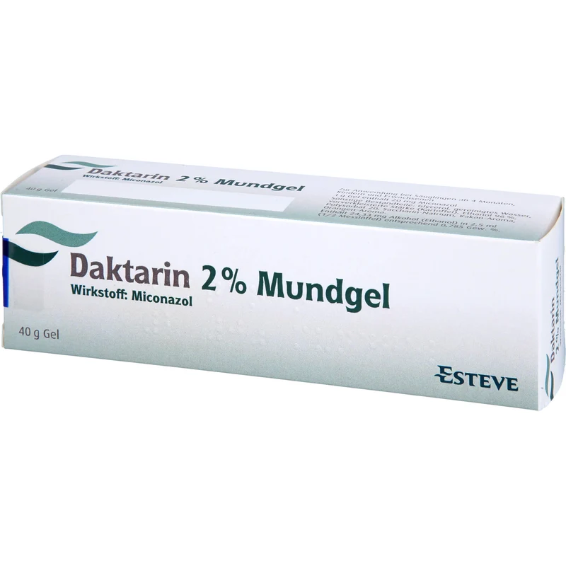 EMRAmed Daktarin 2% Mundgel bei Pilzerkrankungen der Schleimhaut, 40 g Gel