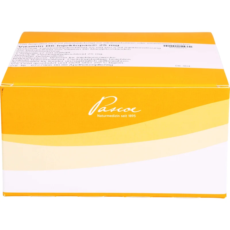 Vitamin B6-Injektopas 25 mg Injektionslösung für die Therapie eines Vitamin-B6-Mangels, 100 ml Lösung