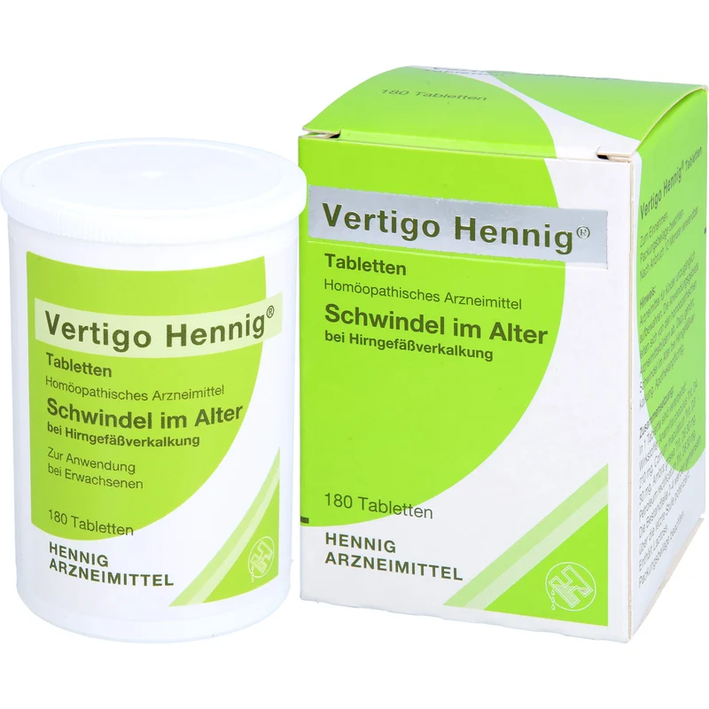 Vertigo Hennig Tabletten, 180 St. Tabletten