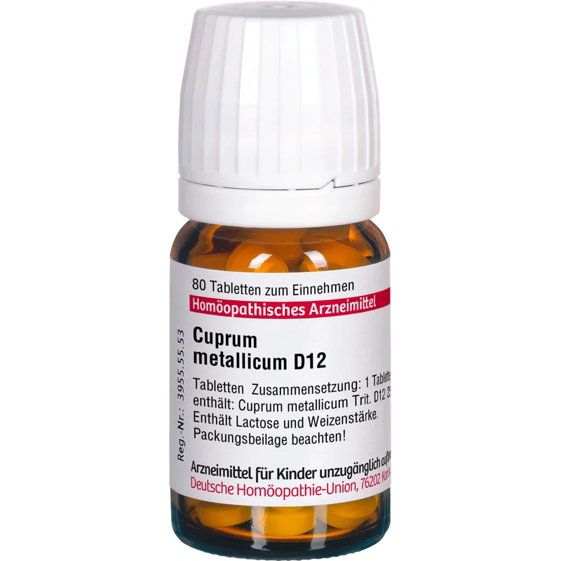 Cuprum metallicum D12 DHU Tabletten, 80 St. Tabletten