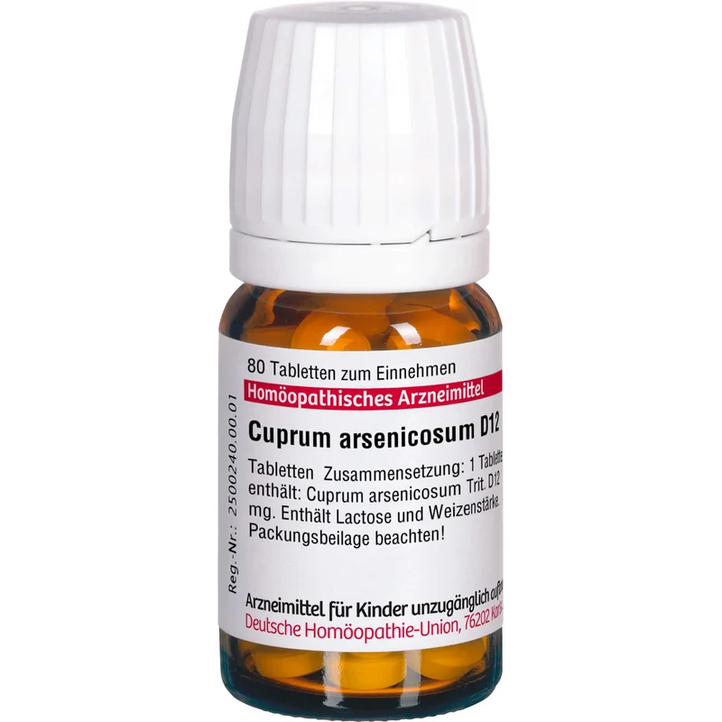 Cuprum arsenicosum D12 DHU Tabletten, 80 St. Tabletten