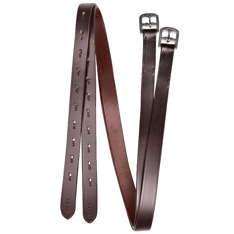 Staffili STAR in Pelle Resistenti Regolabili Equitazione Cavallo