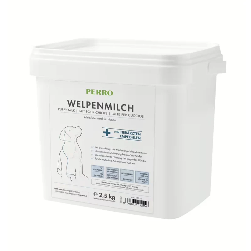 Perro Welpenmilch – Premium Muttermilchersatz für Welpen | Leicht verdaulich, getreidefrei & nährstoffreich für optimales Wachstum