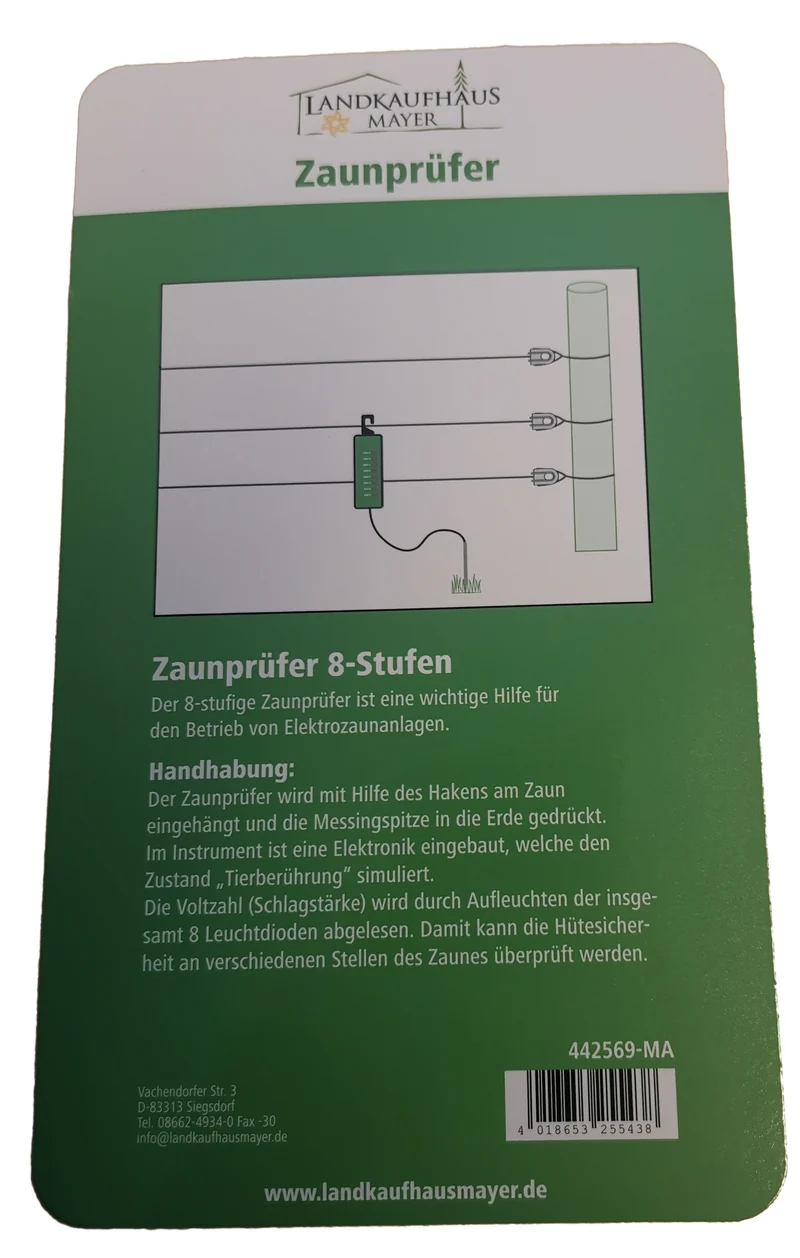 Zaunprüfer bis 8000 Volt