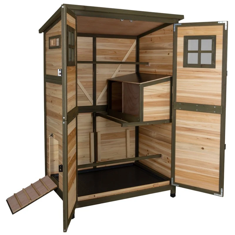 Casetta per polli Tower 109 x 75 x 167cm