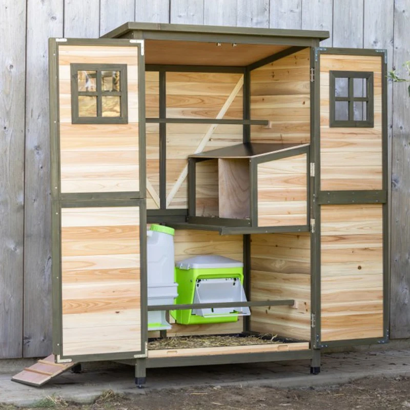 Casetta per polli Tower 109 x 75 x 167cm