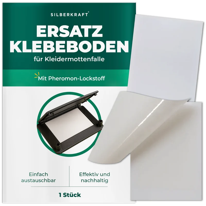 Ersatz Klebeboden für Kleidermottenfalle – mit Pheromon-Lockstoff