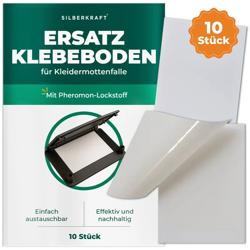 Ersatz Klebeboden für Kleidermottenfalle – mit Pheromon-Lockstoff