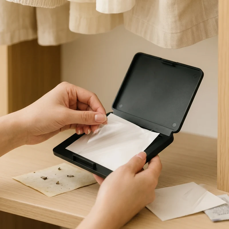 Kleidermottenfalle – Klebefalle mit Pheromon-Lockstoff