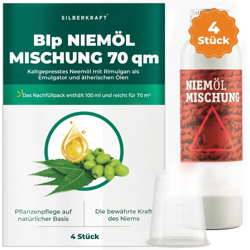 BIp Neemöl Mischung 70 qm – Neemöl-Konzentrat gegen Motten und Käfer auf Textilien