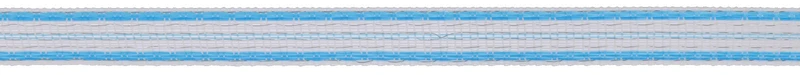 PlatinumLine Weidezaunband weiß/blau – 200 m, 20 oder 40 mm Breite