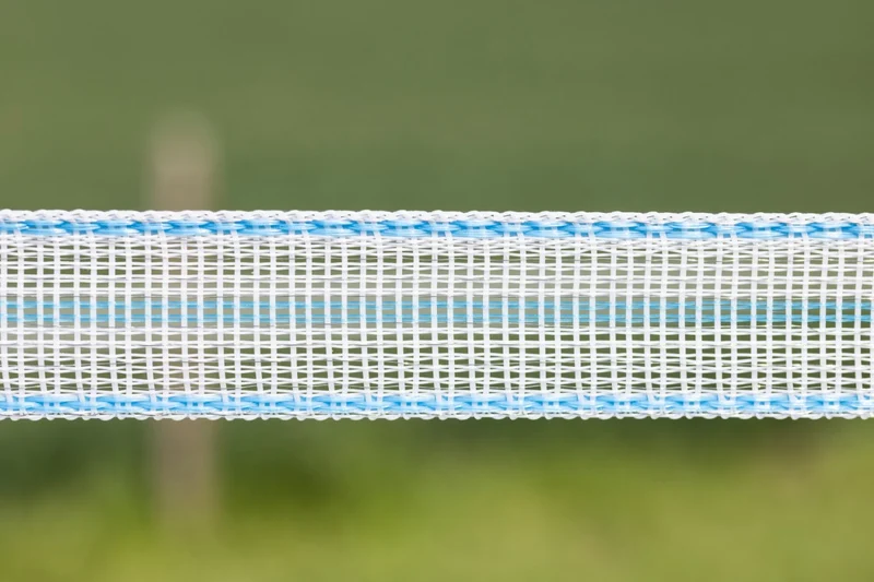 PlatinumLine Weidezaunband weiß/blau – 200 m, 20 oder 40 mm Breite